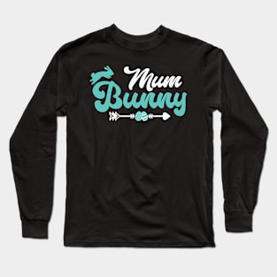 Mum Bunny Matching Family Happy Easter Day Rabbit Egg Long Sleeve T-Shirt